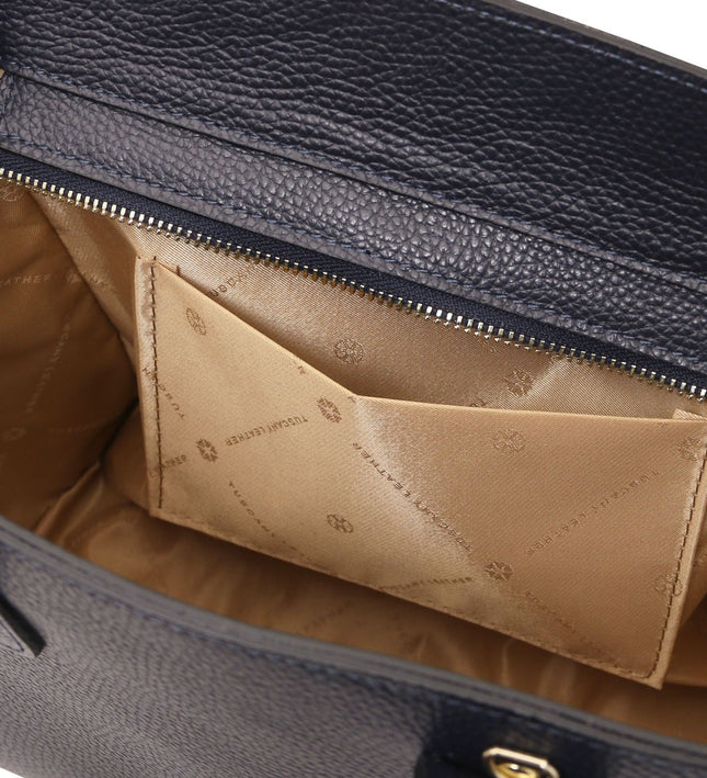 TL142507 – Origami - leren tote