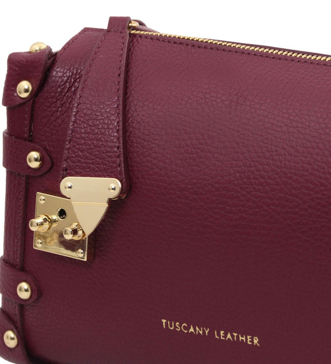 TL142422 – Praline - Soft leren duffle bag