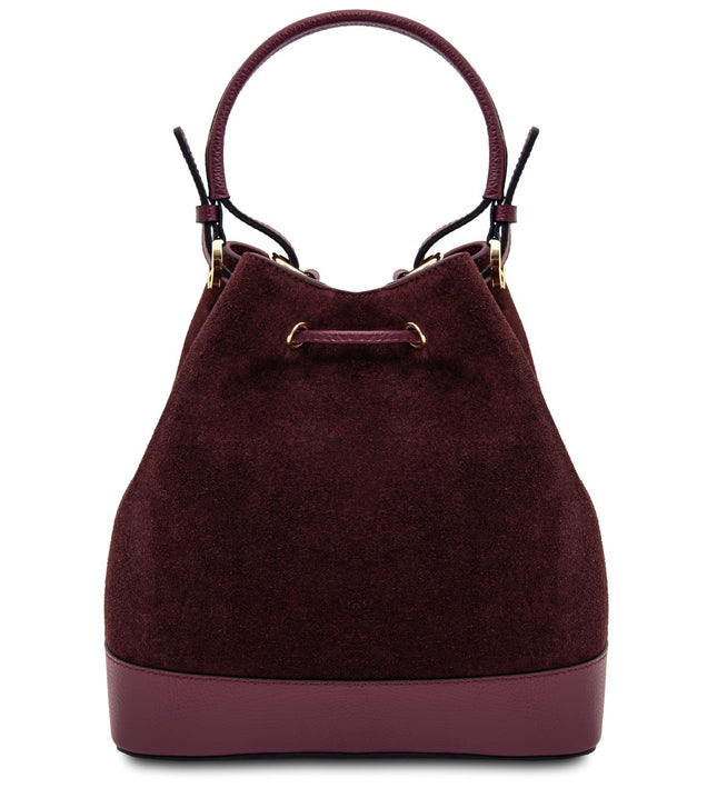 TL142476 – Minerva - leren bucket bag
