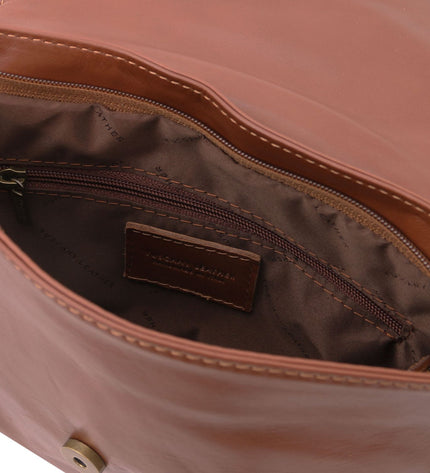 TL141223 – TL Bag - Soft leren shoulder bag with tassel detail