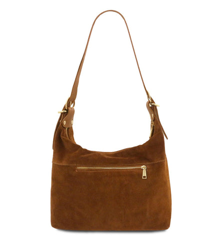 TL142419 – Sierra - Suede leren shoulder bag