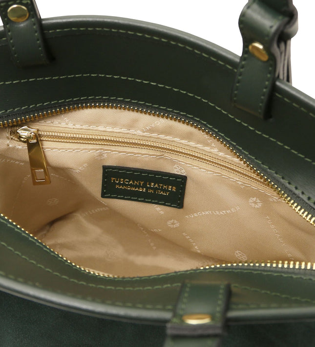 TL142261 – Glacette - Suede leren bucket bag