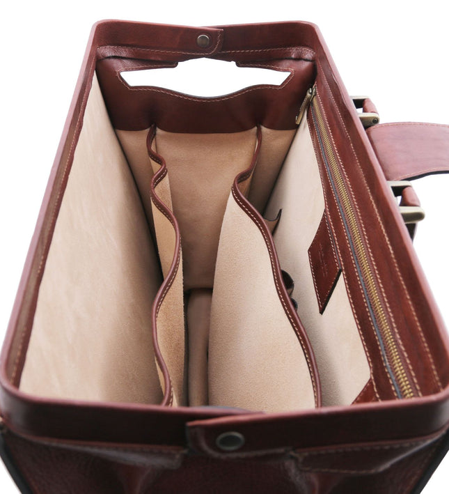 TL142352 – Canova - leren Doctor bag briefcase 3 compartments