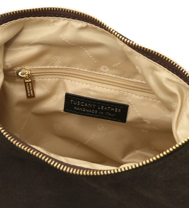 TL142419 – Sierra - Suede leren shoulder bag