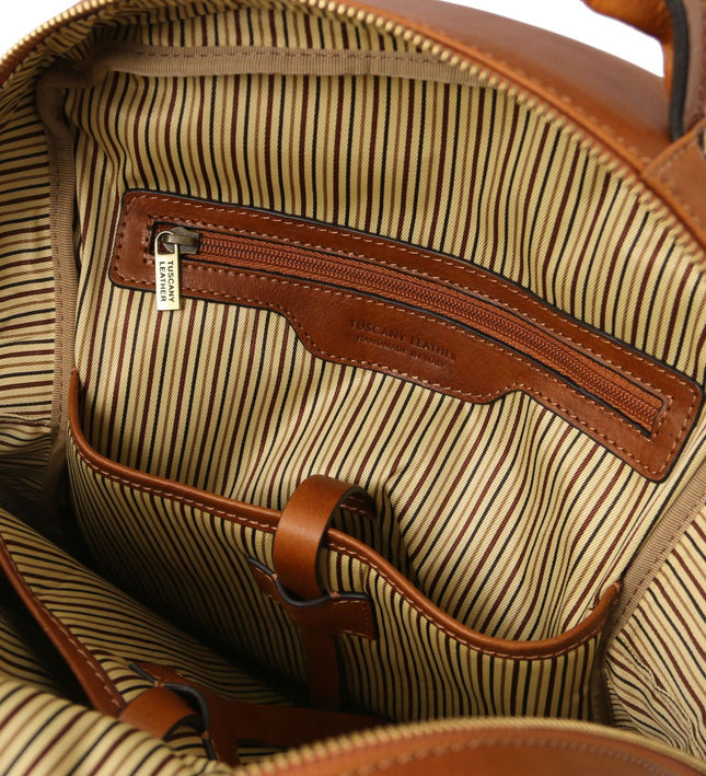 TL142205 – Melbourne - leren laptop backpack