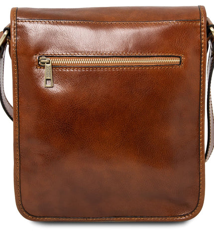 TL141255 – TL Messenger - Two compartments leren shoulder bag