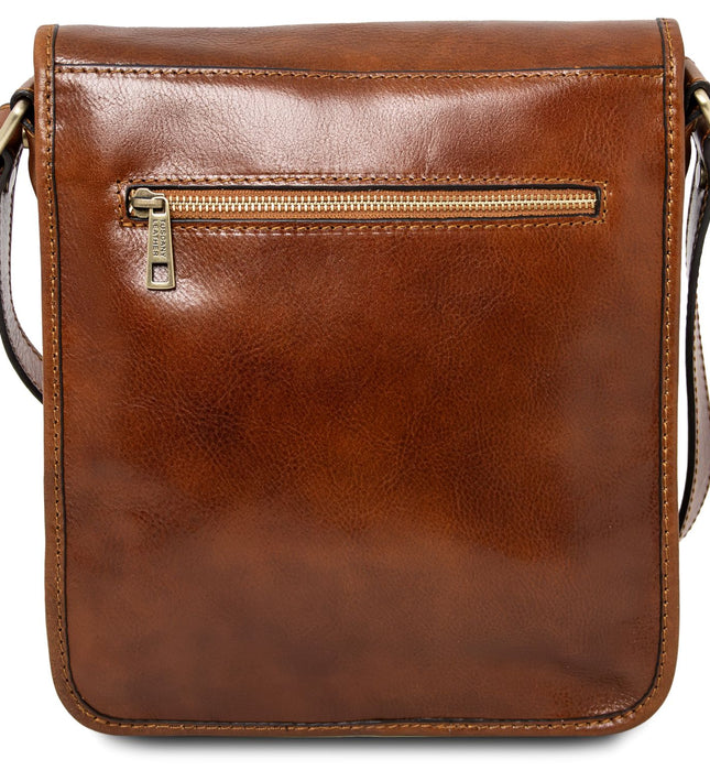 TL141255 – TL Messenger - Two compartments leren shoulder bag