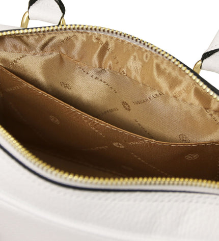 Tuscany Leather – Mousse - Leather handbag – Wit (TL142447)