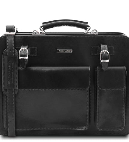TL141268 – Venezia - leren briefcase 2 compartments