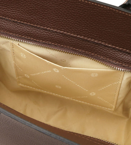 TL142507 – Origami - leren tote