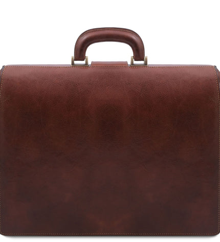TL142352 – Canova - leren Doctor bag briefcase 3 compartments