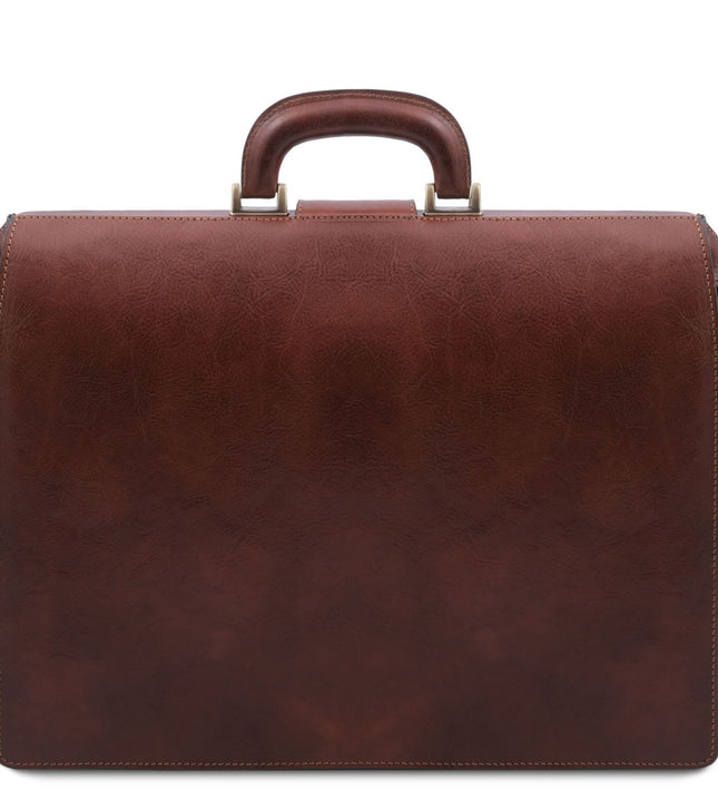 TL142352 – Canova - leren Doctor bag briefcase 3 compartments
