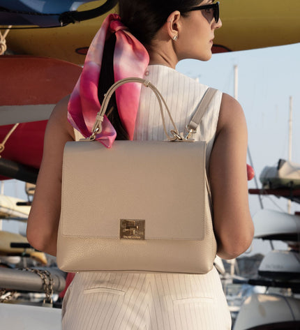 TL142152 – Silene - leren convertible backpack handbag