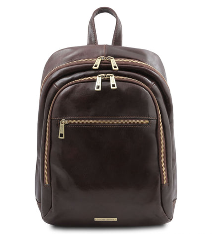 TL142049 – Perth - 2 Compartments leren backpack