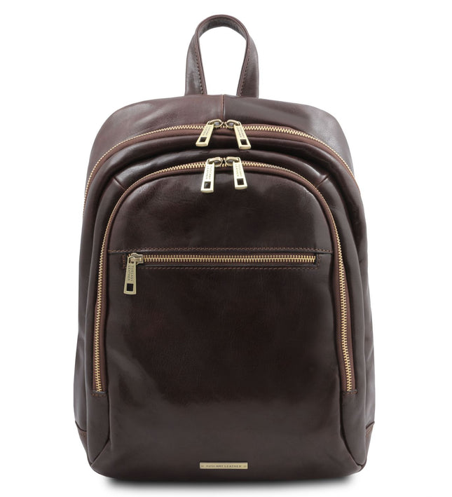TL142049 – Perth - 2 Compartments leren backpack