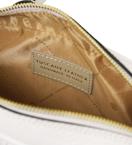 Tuscany Leather – Mousse - Leather handbag – Wit (TL142447)