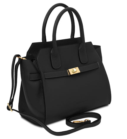 TL142507 – Origami - leren tote