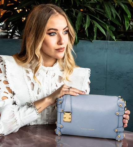 TL142422 – Praline - Soft leren duffle bag