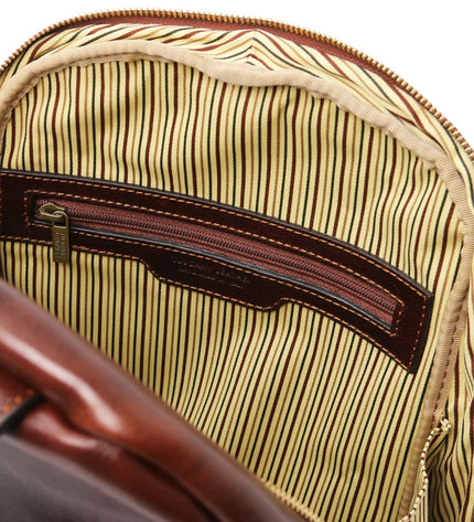 TL142049 – Perth - 2 Compartments leren backpack