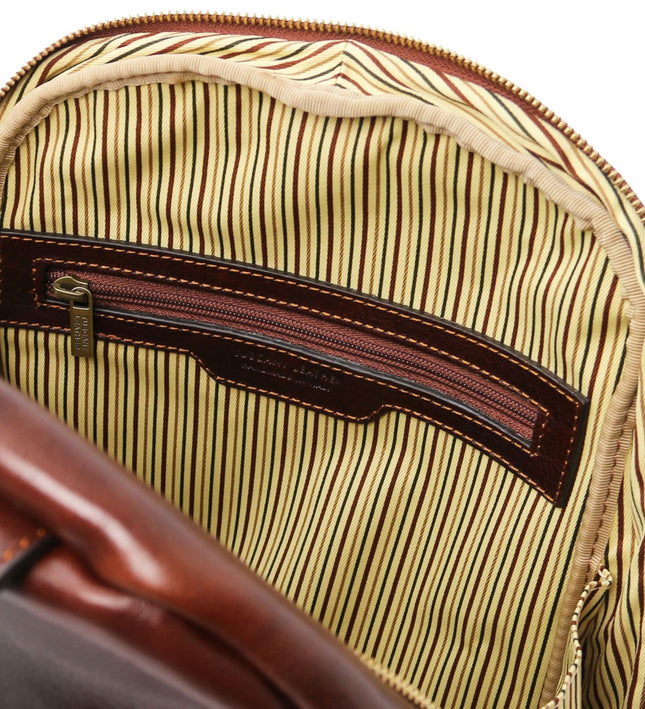 TL142049 – Perth - 2 Compartments leren backpack