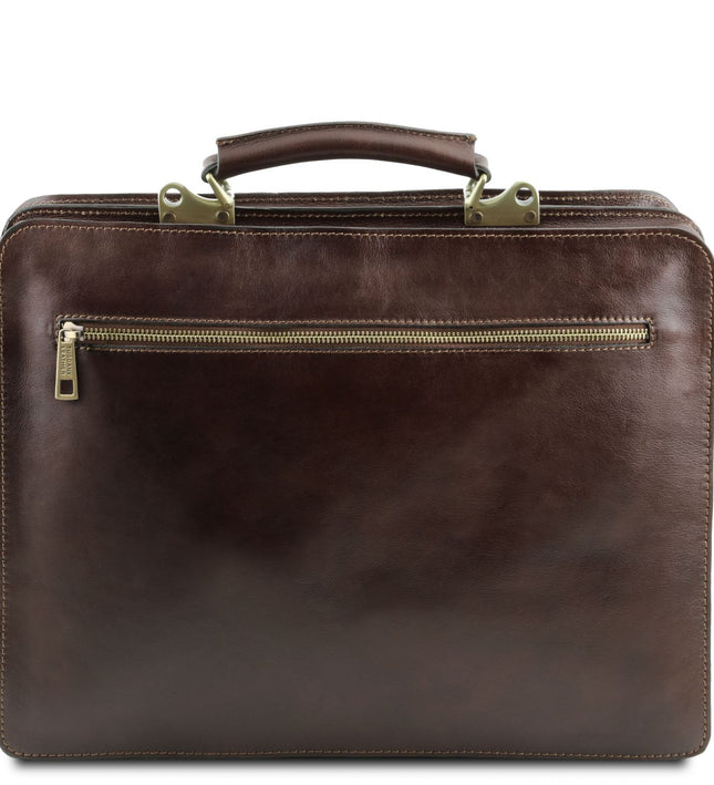 TL141268 – Venezia - leren briefcase 2 compartments