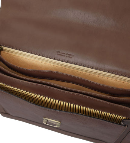 TL142448 – Cremona - leren briefcase 3 compartments