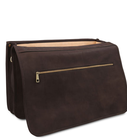 TL142073 – Ancona - leren messenger bag