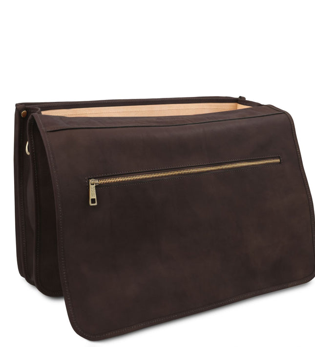 TL142073 – Ancona - leren messenger bag