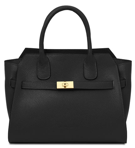 TL142507 – Origami - leren tote