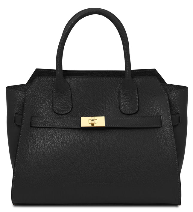 TL142507 – Origami - leren tote