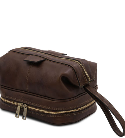 TL142204 – Jacob - leren toilet bag