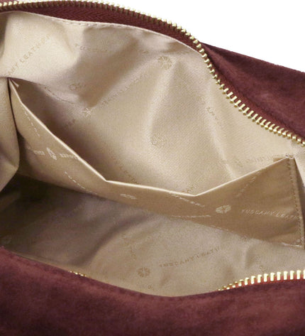 TL142419 – Sierra - Suede leren shoulder bag