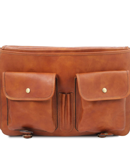 TL142073 – Ancona - leren messenger bag