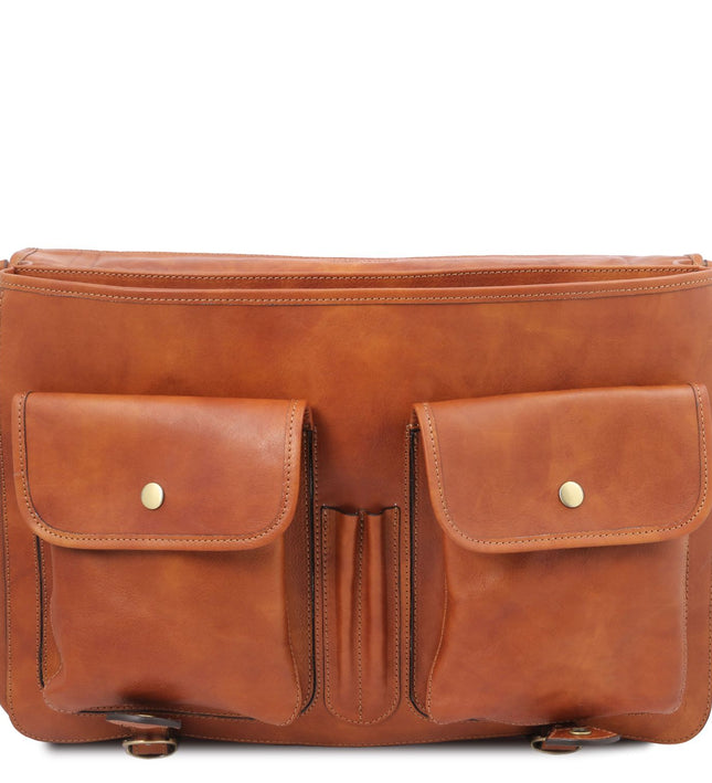 TL142073 – Ancona - leren messenger bag