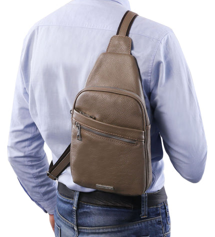 TL142022 – Albert - Soft leren crossover bag