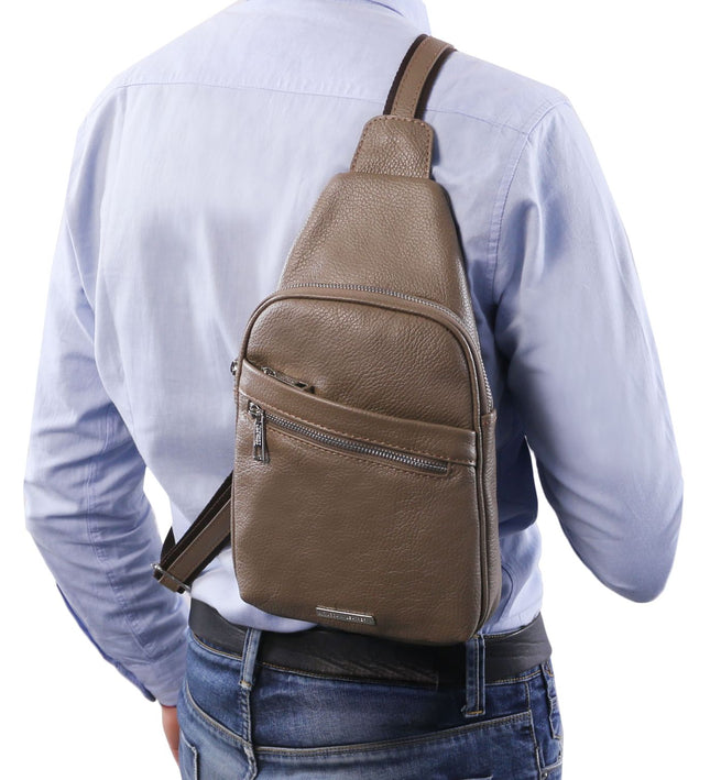 TL142022 – Albert - Soft leren crossover bag