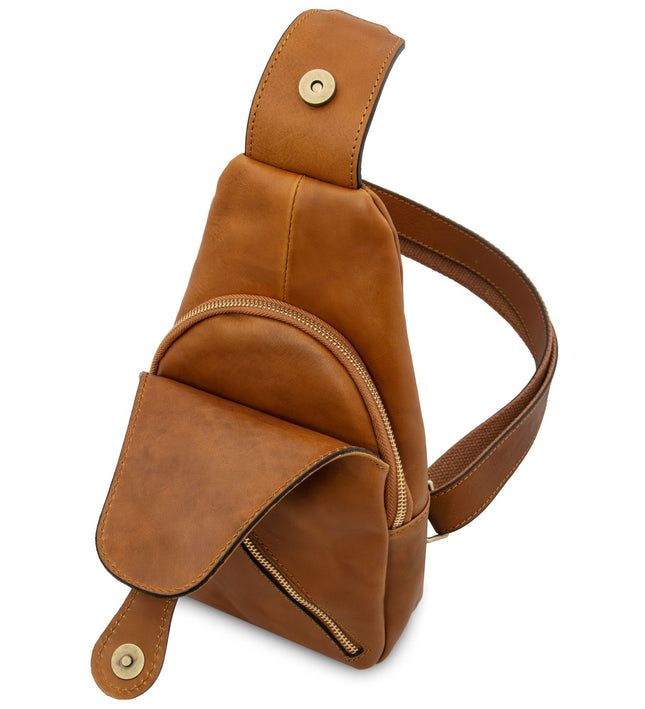 TL142423 – Kevin - leren crossover bag