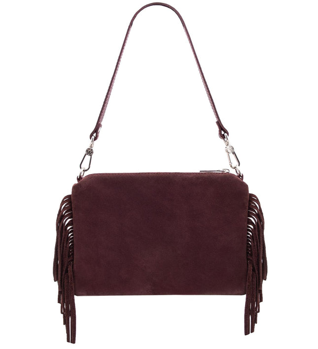 TL142495 – Nomade - Suede leren fringe clutch