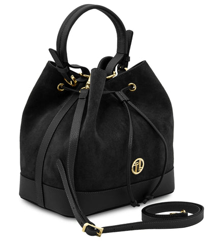 TL142476 – Minerva - leren bucket bag