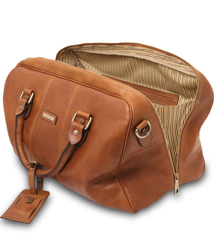TL142441 – Lisbona - Travel leren duffle bag - Small size