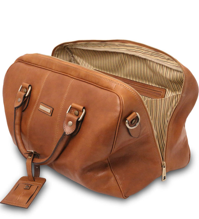 TL142441 – Lisbona - Travel leren duffle bag - Small size