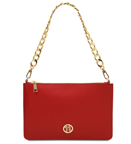 TL142461 – Diva - leren clutch with chain strap