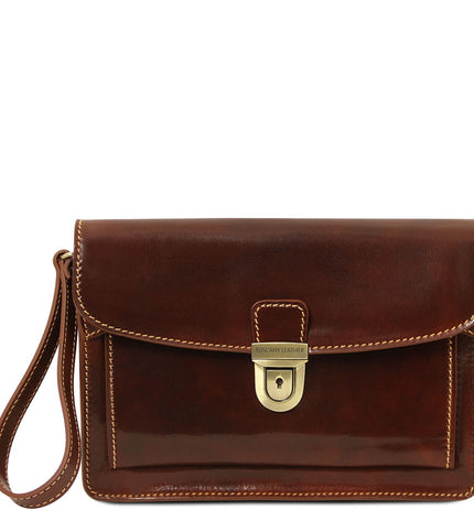 TL8075 – Max - leren handy wrist bag