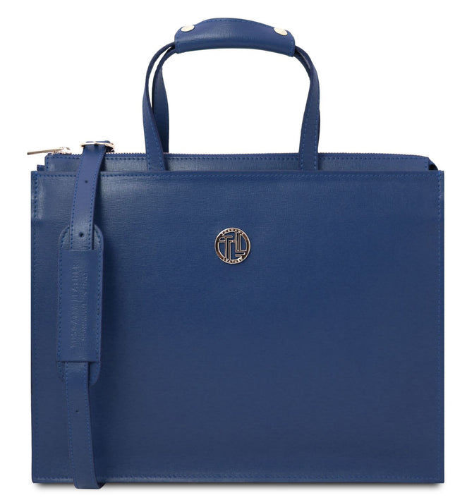 TL141369 – Palermo - Saffiano leren briefcase 3 compartments for women