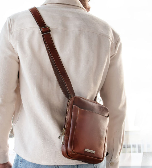 TL142428 – Mark - leren Crossbody Bag