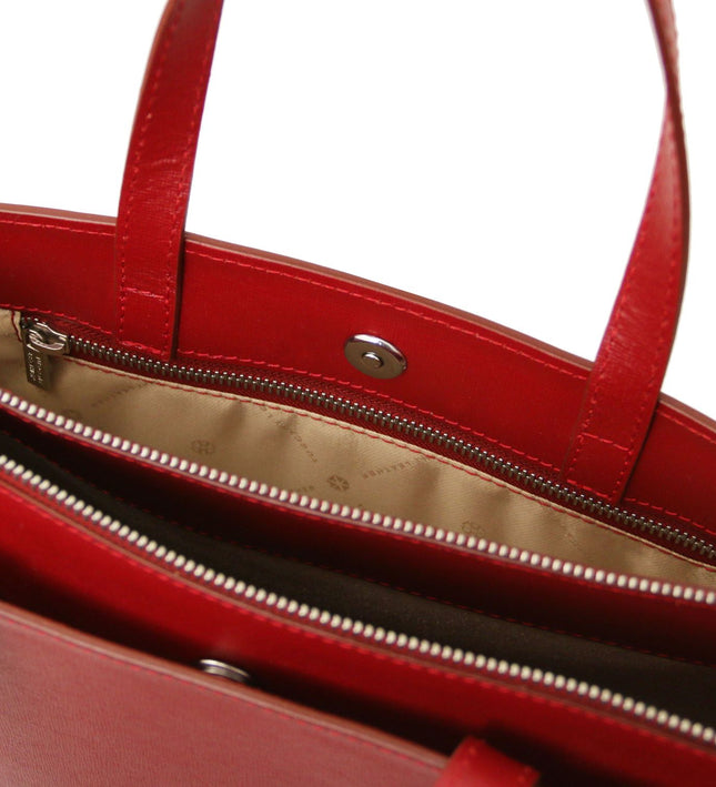 TL141369 – Palermo - Saffiano leren briefcase 3 compartments for women