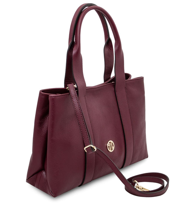 TL142415 – Callie - Soft leren shoulder bag