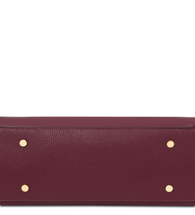 TL142507 – Origami - leren tote