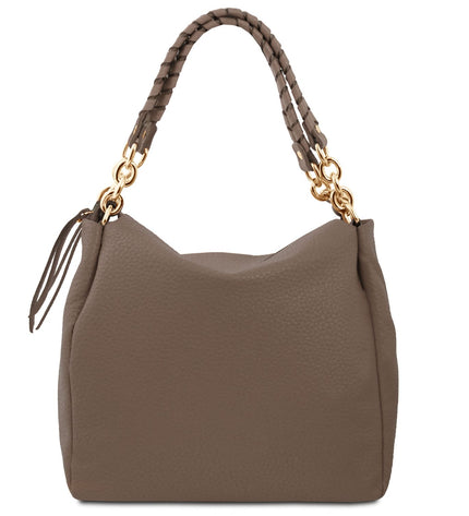 TL142385 – Amy - Soft leren shopping bag