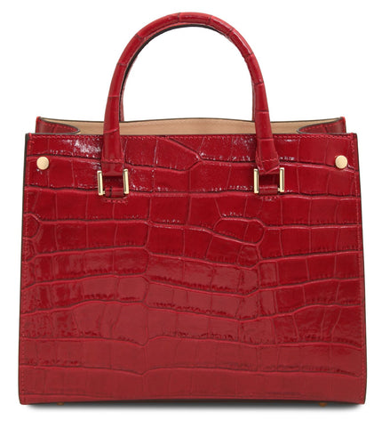 TL142504 – Croque - Croc print leren handbag